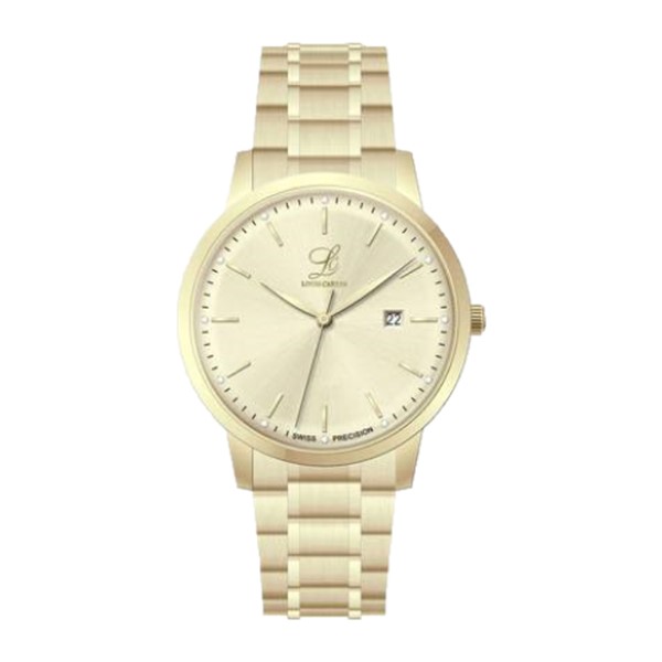 Louis Cardin 23K Gold Electroplated Men's Watch for Sale in Nabadwip, West  Bengal Classified